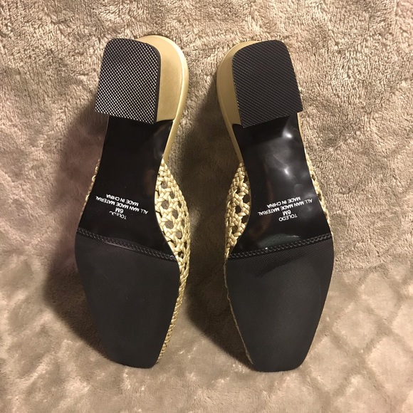 David Tate Woven Kitten Mules TOLEDO - Picture 6 of 6